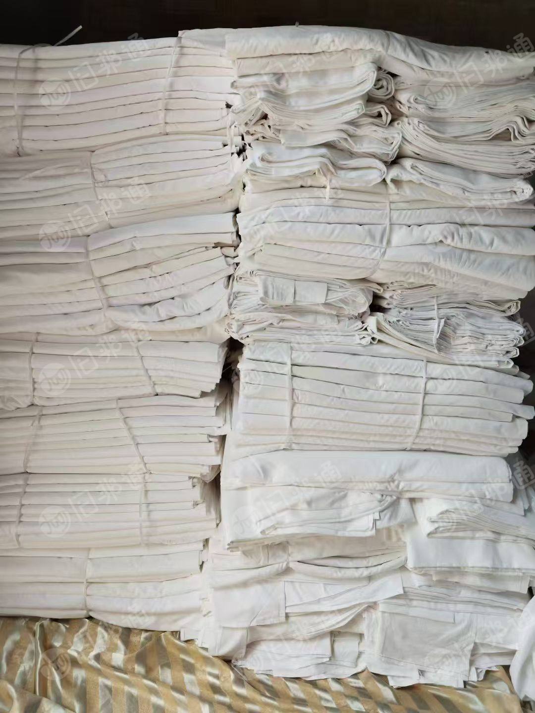 长期出售二手纯棉酒店布草,床单被罩,统货出