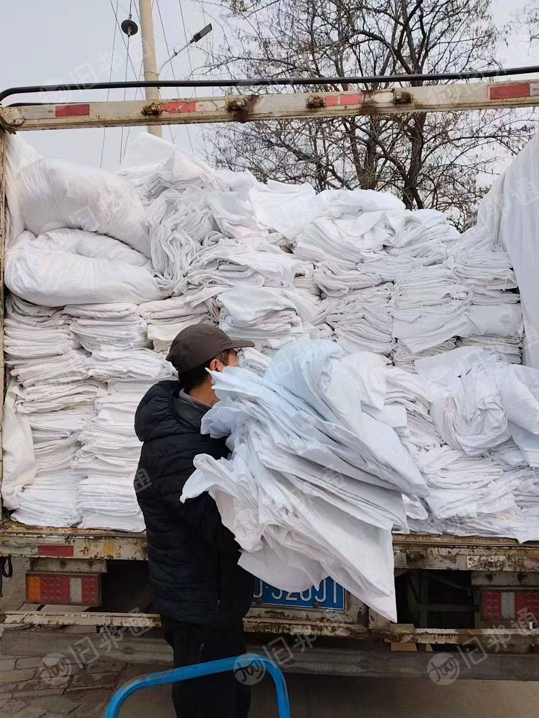 长期出售二手纯棉酒店布草，床单被罩，统货出