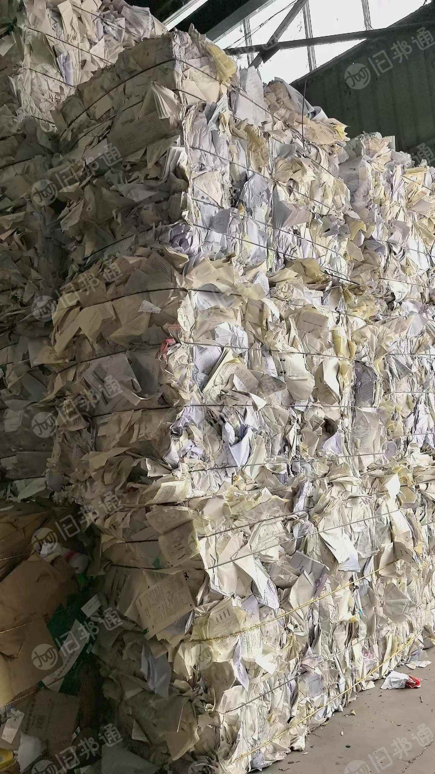 长期出售书页纸压包料，大量货源