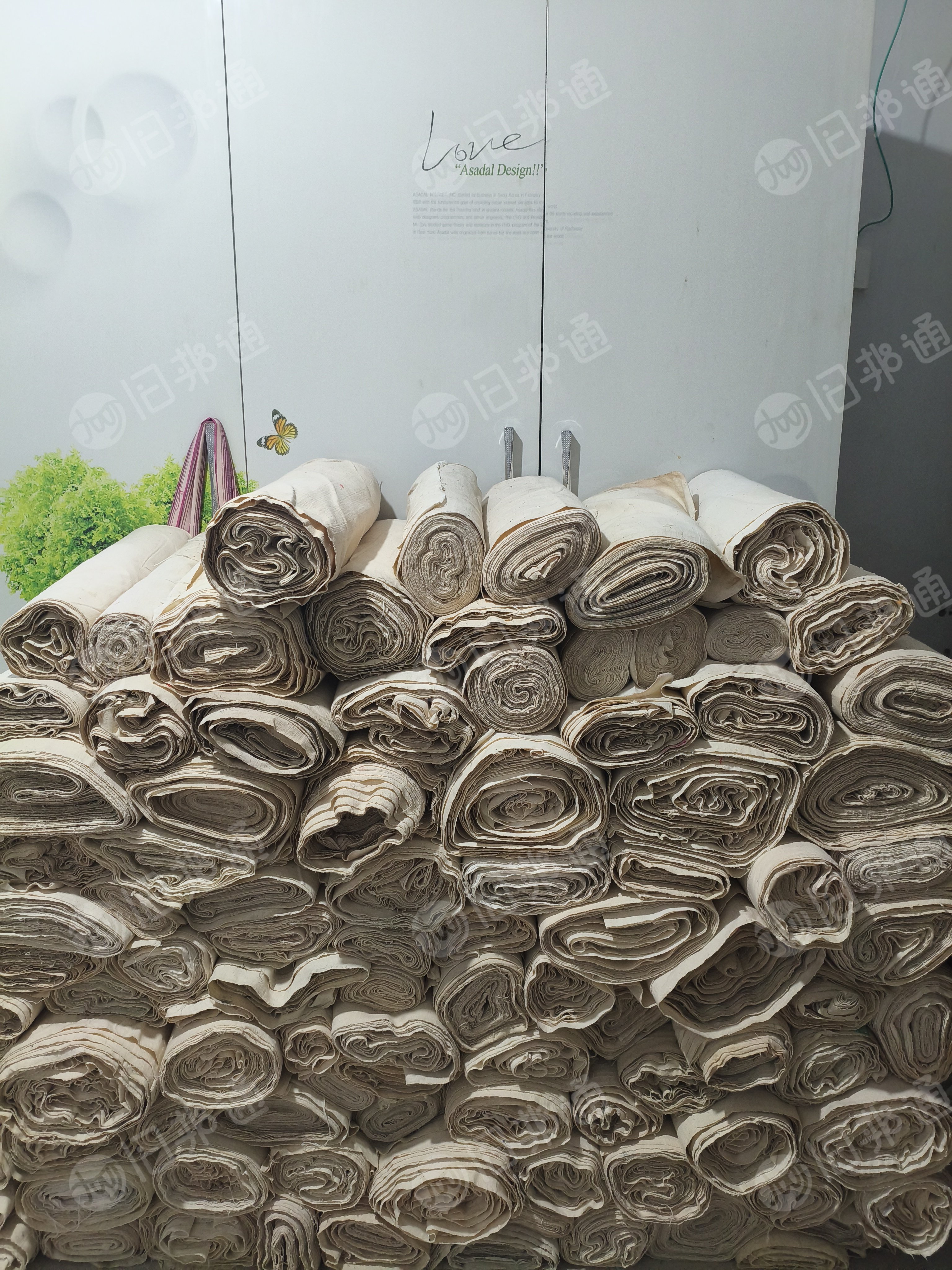 长期出售白色纯棉胚布，粗布，门幅克重不一