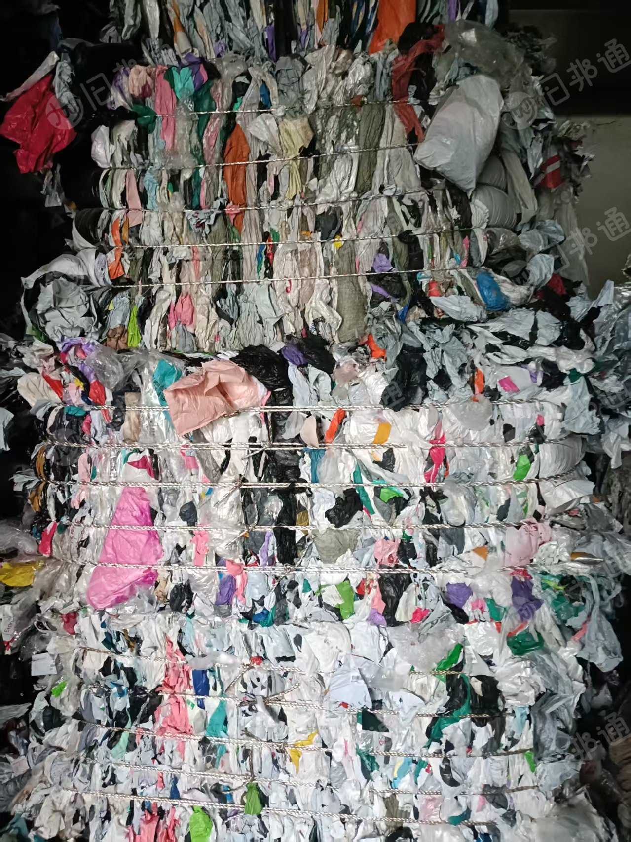 长期出售pe快递袋废料，现货一挂车