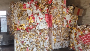 出售金银卡口杯纸边角料，每个月十几吨