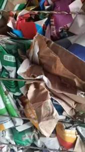 长期出售废牛皮纸袋，三层纸一层膜