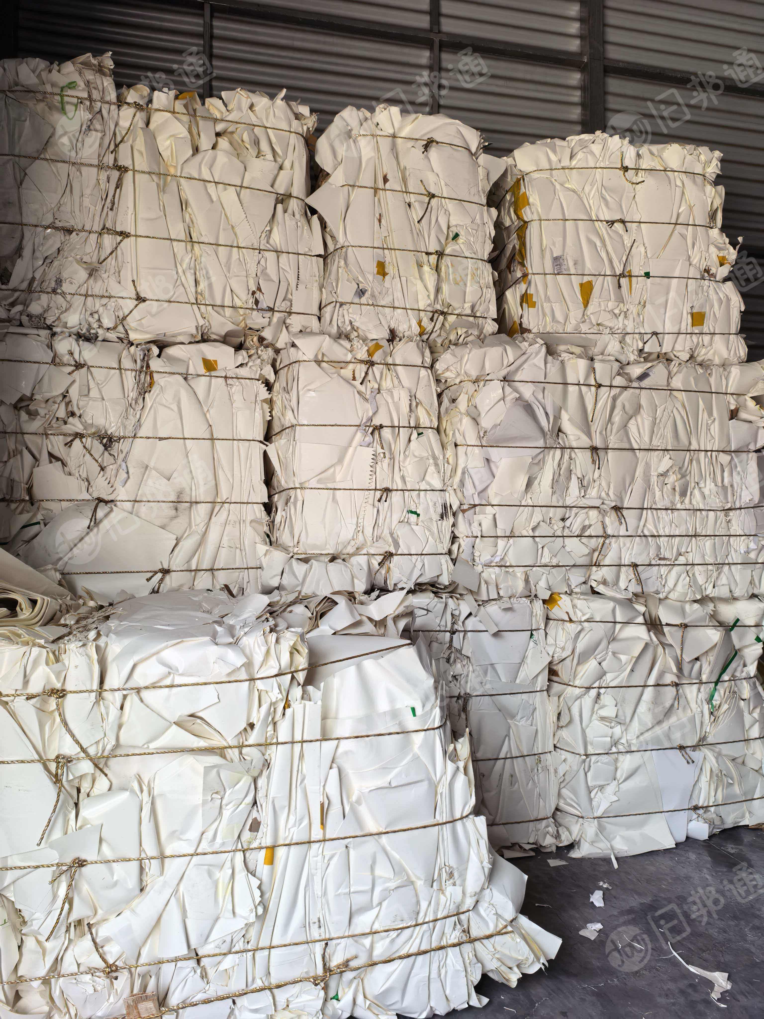 长期出售白卡纸压包料，无膜和带膜混打