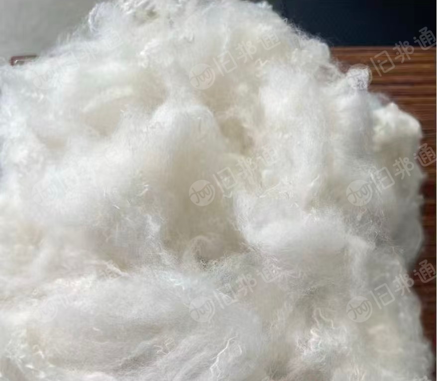 长期出售化纤厂下来的涤纶纤维，涤纶短纤，2.5D×51，有本白跟增白的，厂在江苏苏州