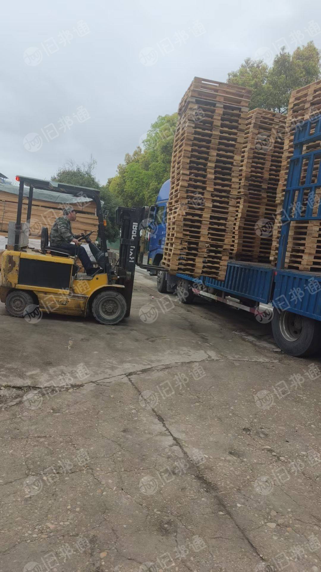 长期大量出售二手木托盘，塑料托盘，货在浙江丽水