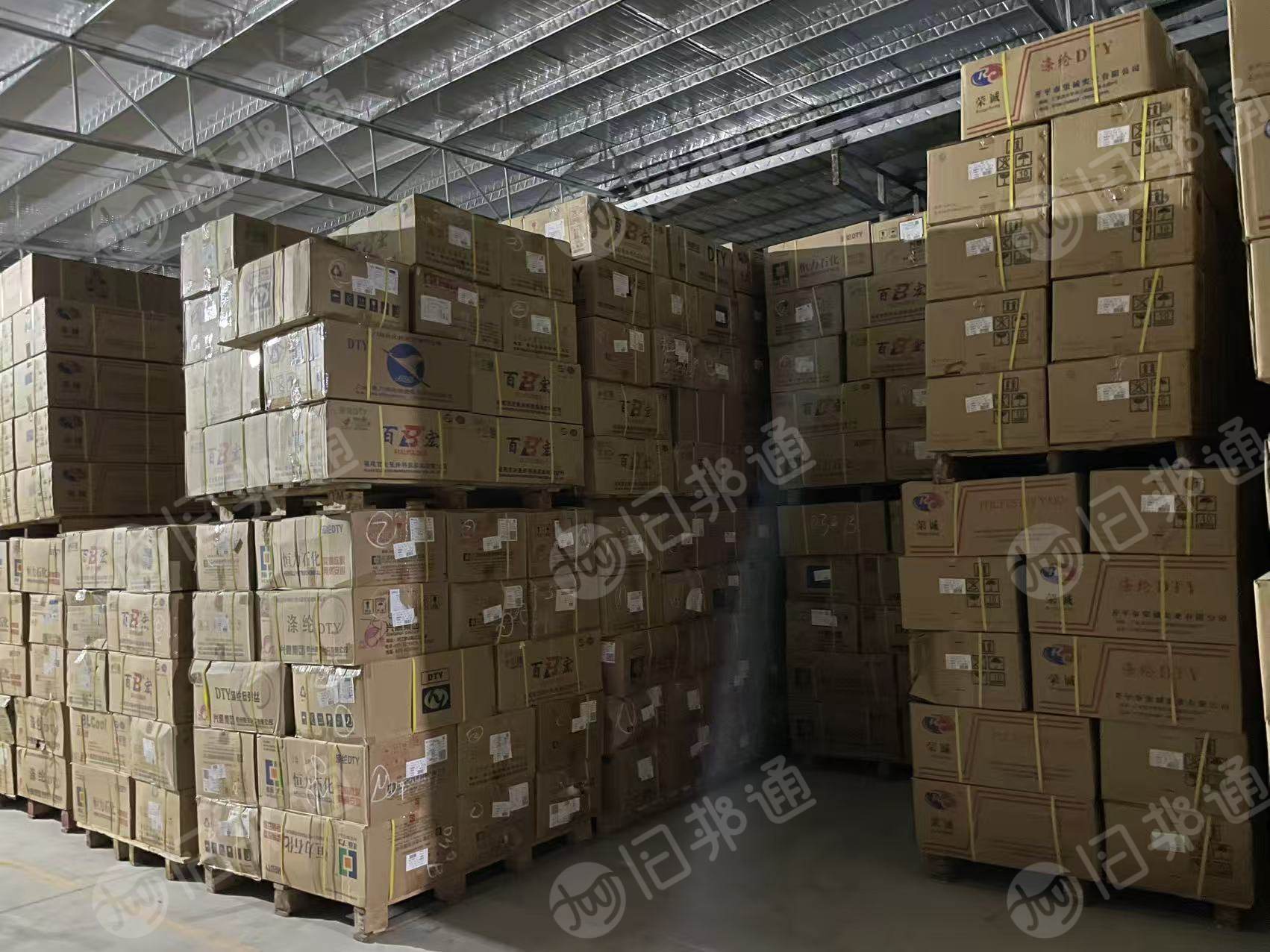 出售白色半消光涤纶低弹丝，库存丝，150D/48F， b级品