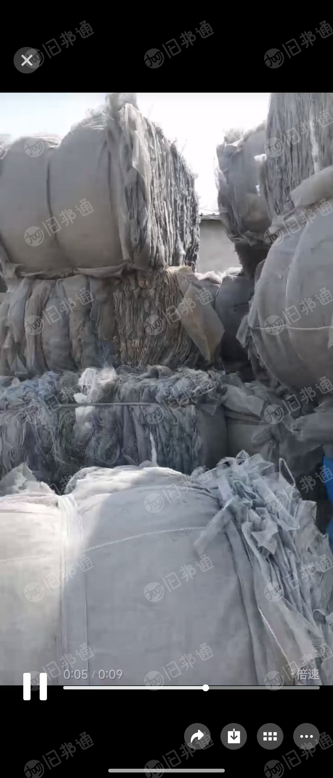 出售PE复合pet废丝，窗纱下来的，都是丝织造的，现货30几吨