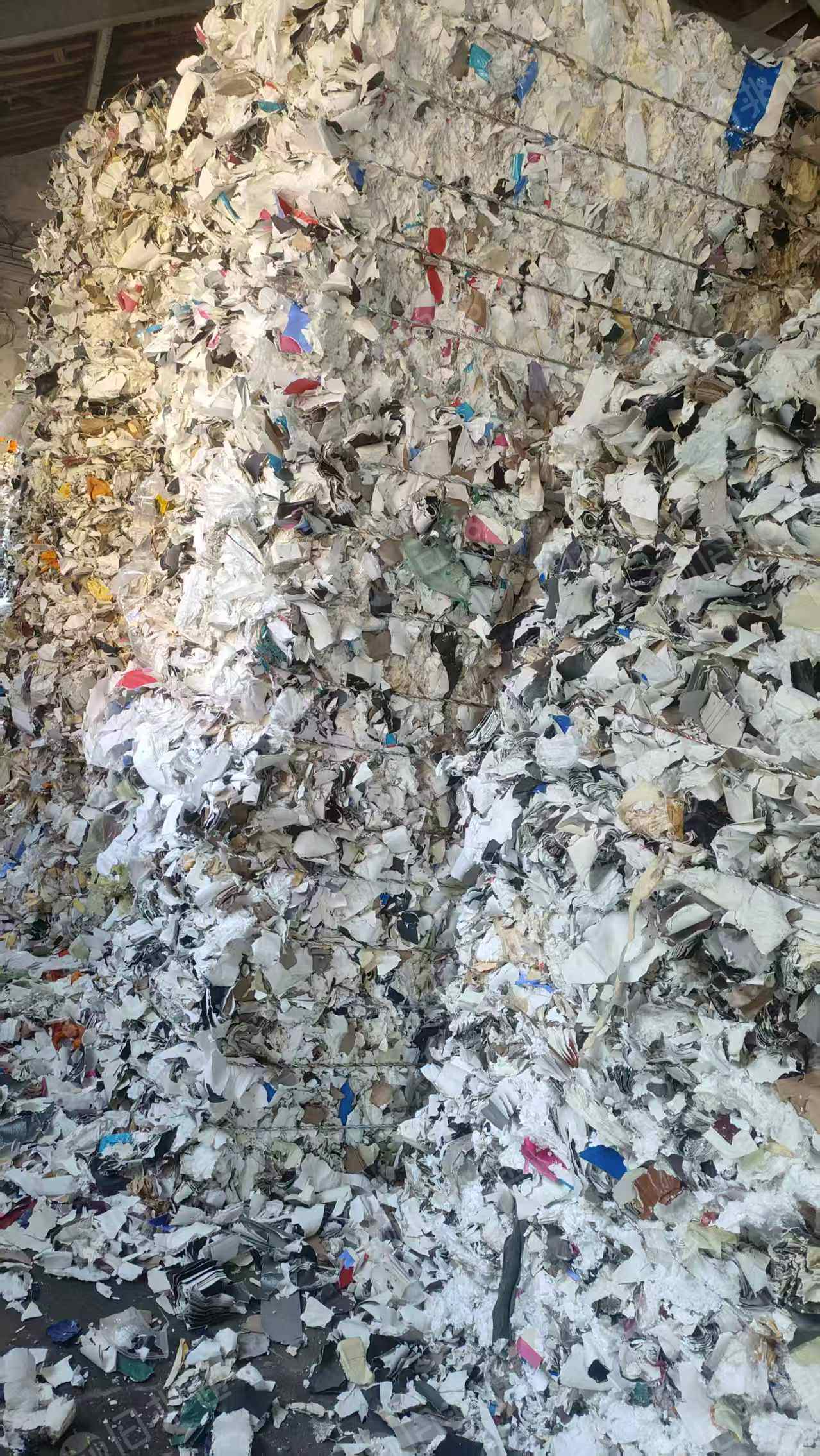 出售废杂纸压包料