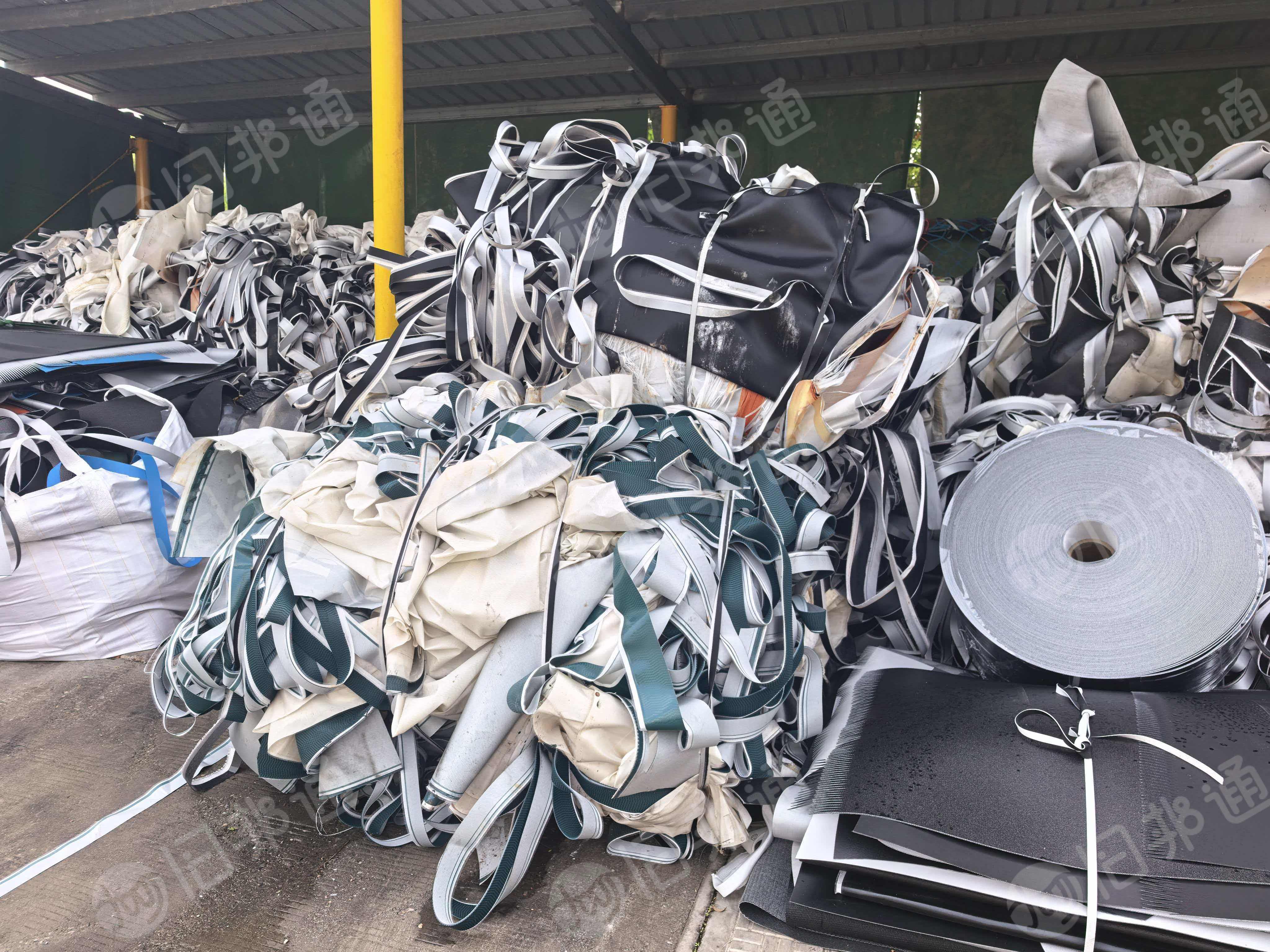 长期出售输送带边料，PVC输送带边料和PU输送带边料混打的