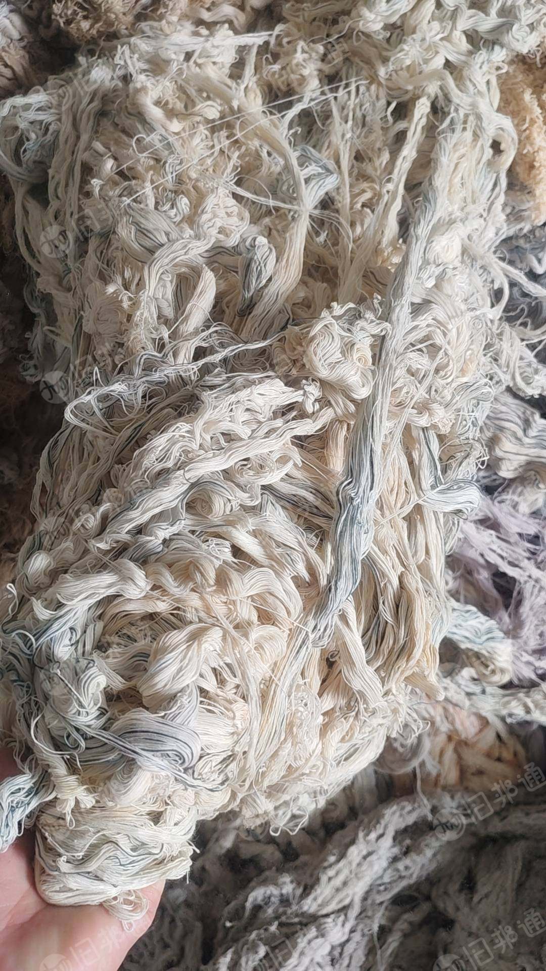长期出售杂色棉纱，气流纺下来的，含水10个左右