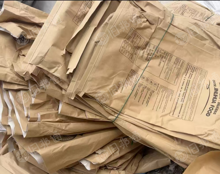 出售二手牛皮纸塑袋