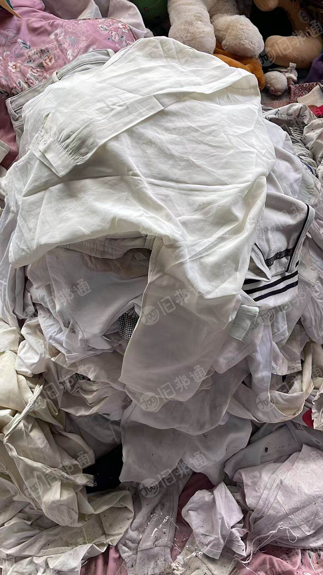 长期出售旧衣服大白，大白料，白料，现货8吨