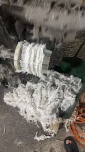 长期出售做夏布厂下来的涤纶废丝，涤纶废纱