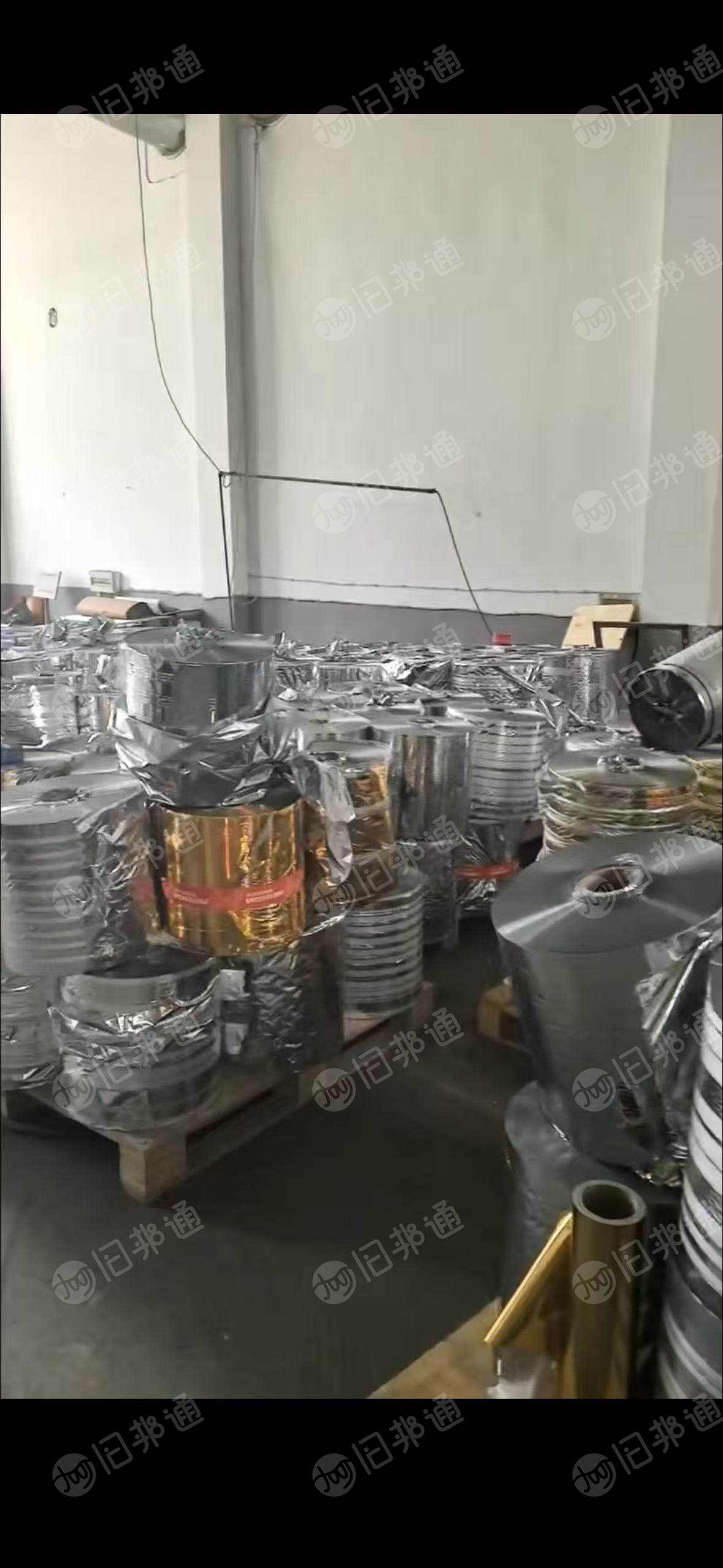 出售PET烫金膜打绳料，厚度1.24，宽幅37公分到40公分，现货二十多吨