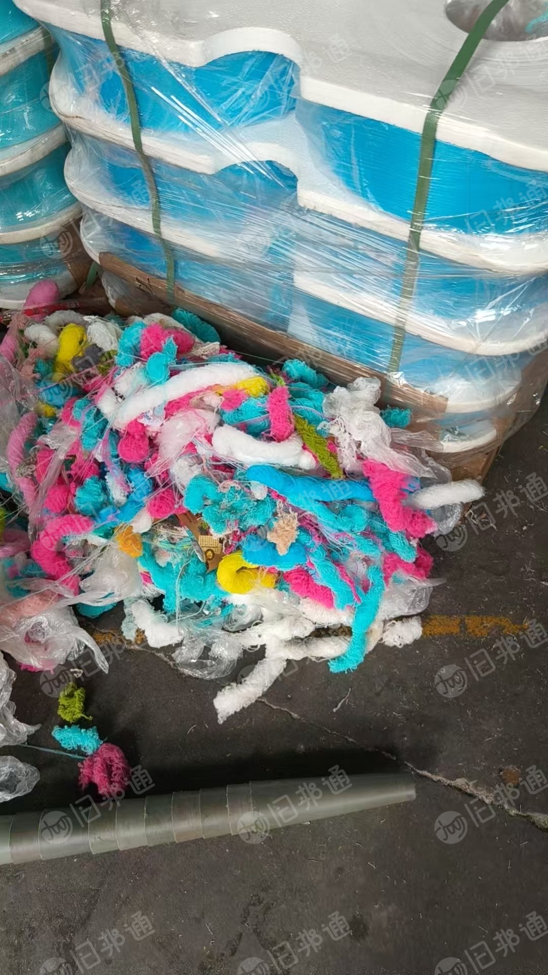 厂家长期出售涤纶废纱，生产下来的，可以开花用，货在福建南平