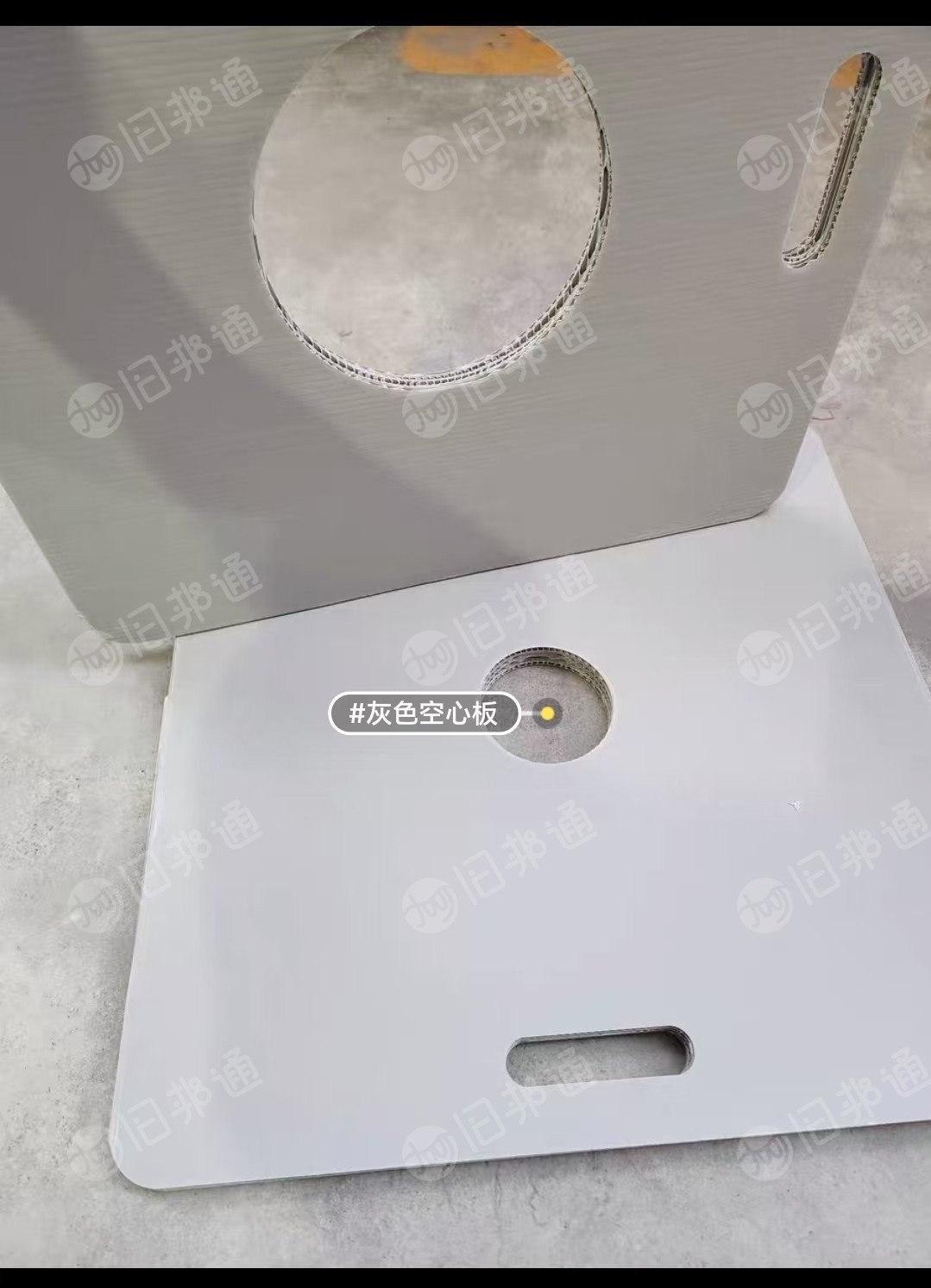 长期出售灰色的pp空心板废料