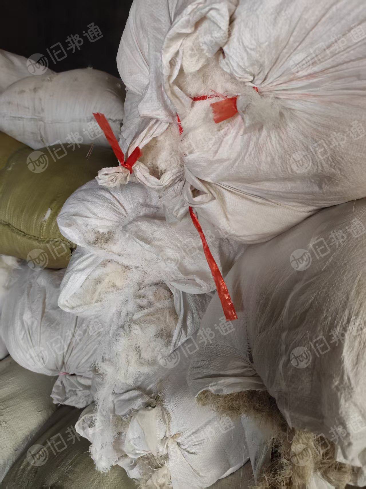 长期出售澡巾下角料，加捻人造丝混合涤纶，现货18吨，可以开花用