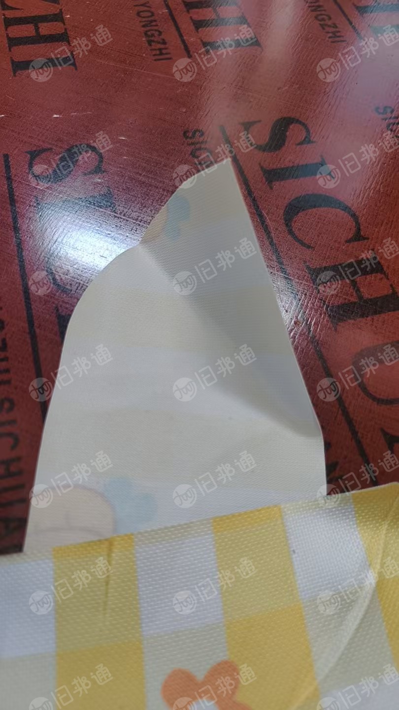 长期出售杂色牛津布,牛津布下脚料,带胶