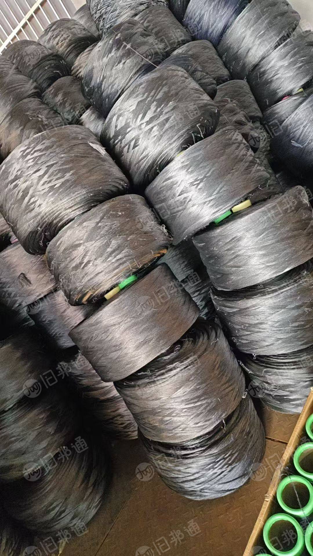 长期出售涤纶丝，库存丝，打绳丝，75D，180D的，白色现货十多吨