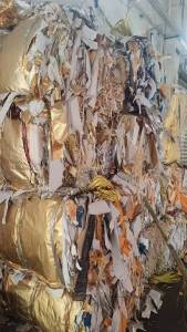 出售香烟内衬铝箔纸和水松纸混打料