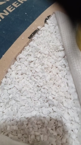 出售TR90眼镜尼龙一次性水口破碎料，黑色白色（苹果白）都有