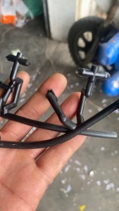 出售黑色PVC水口料，现货20几吨