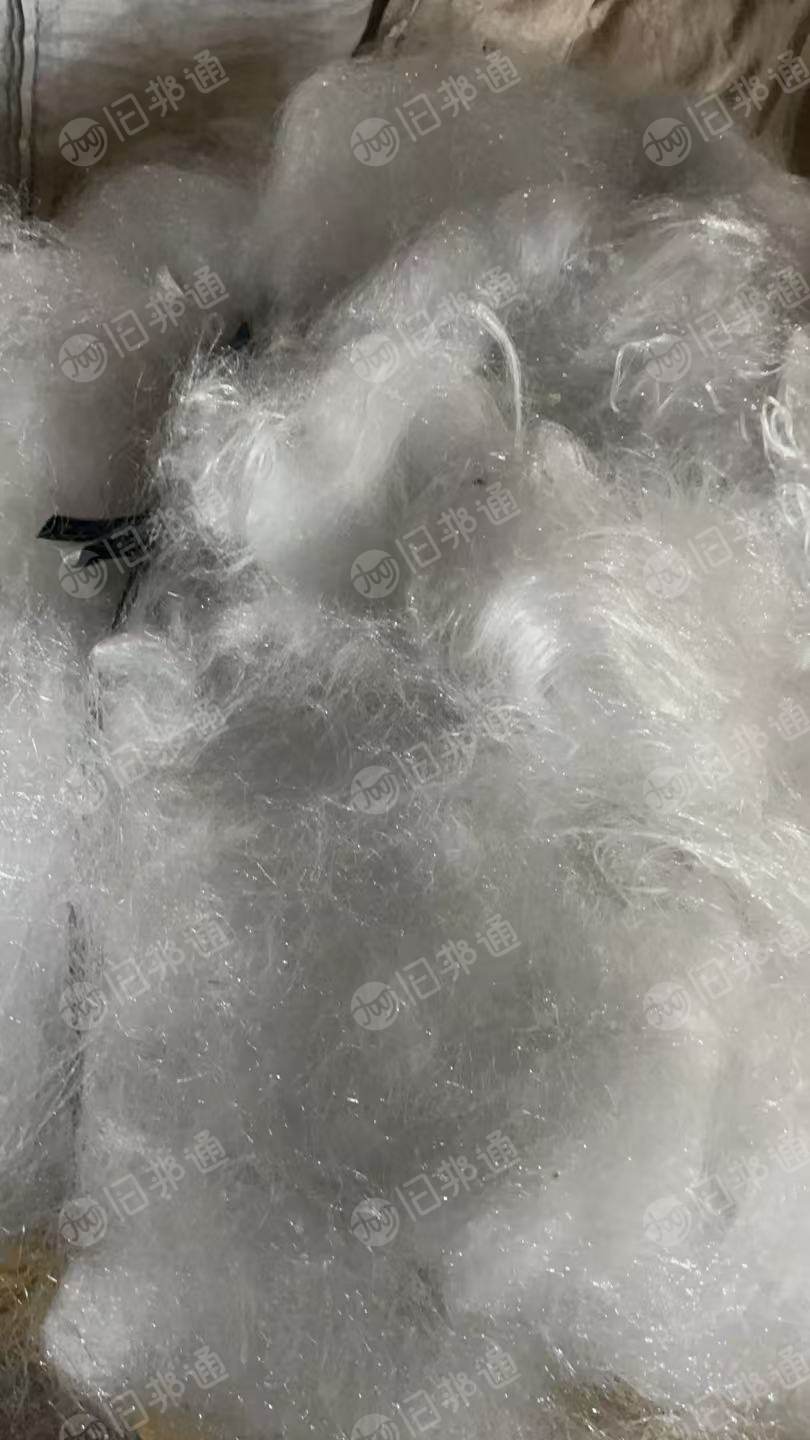长期出售白色涤纶废丝，涤纶硬丝，现货9米6一车