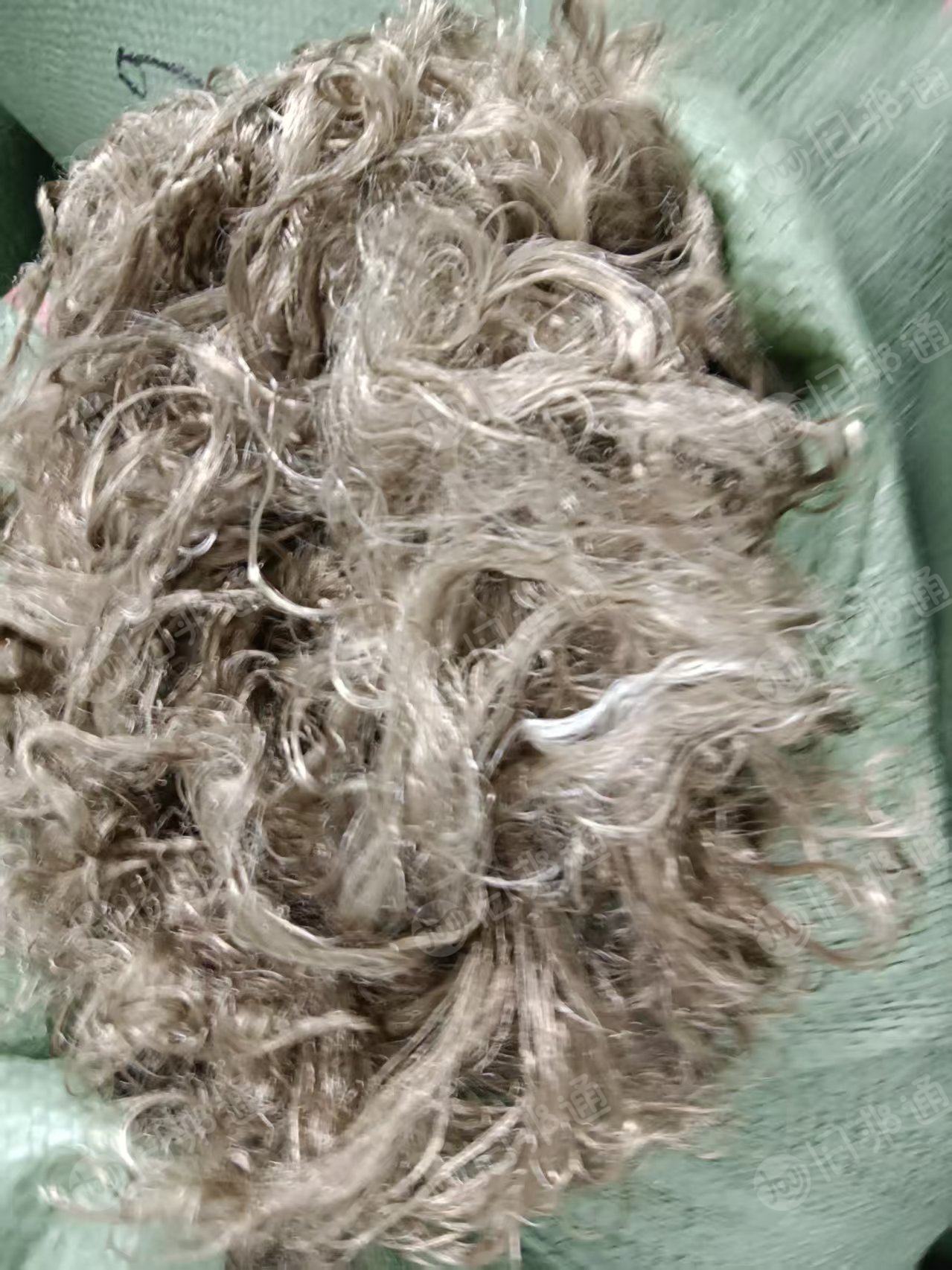 长期出售化纤厂下来的丙纶废丝,PP废丝,有几种颜色,货在安徽芜湖