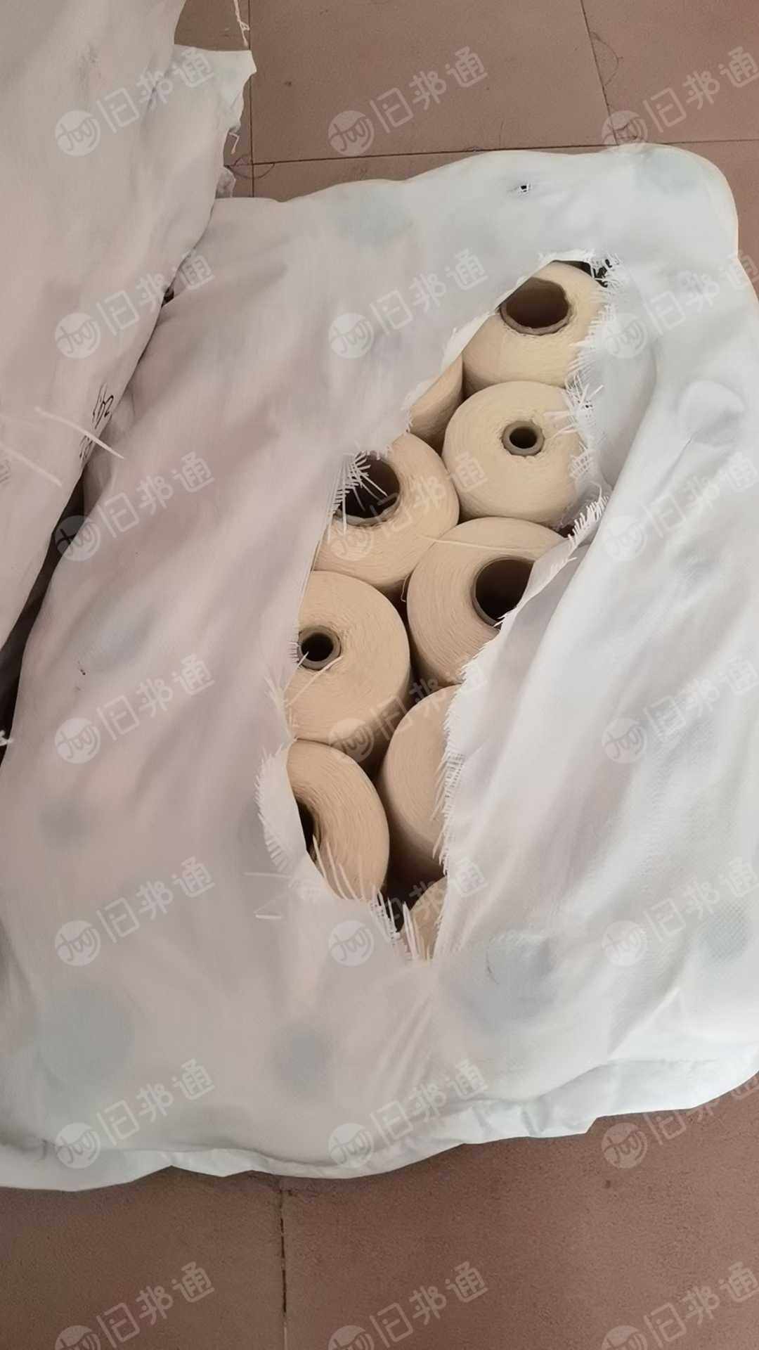 长期出售库存纱，环纺的纯棉棉纱7支，8支，10支，12支胚纱，也有色纱卖