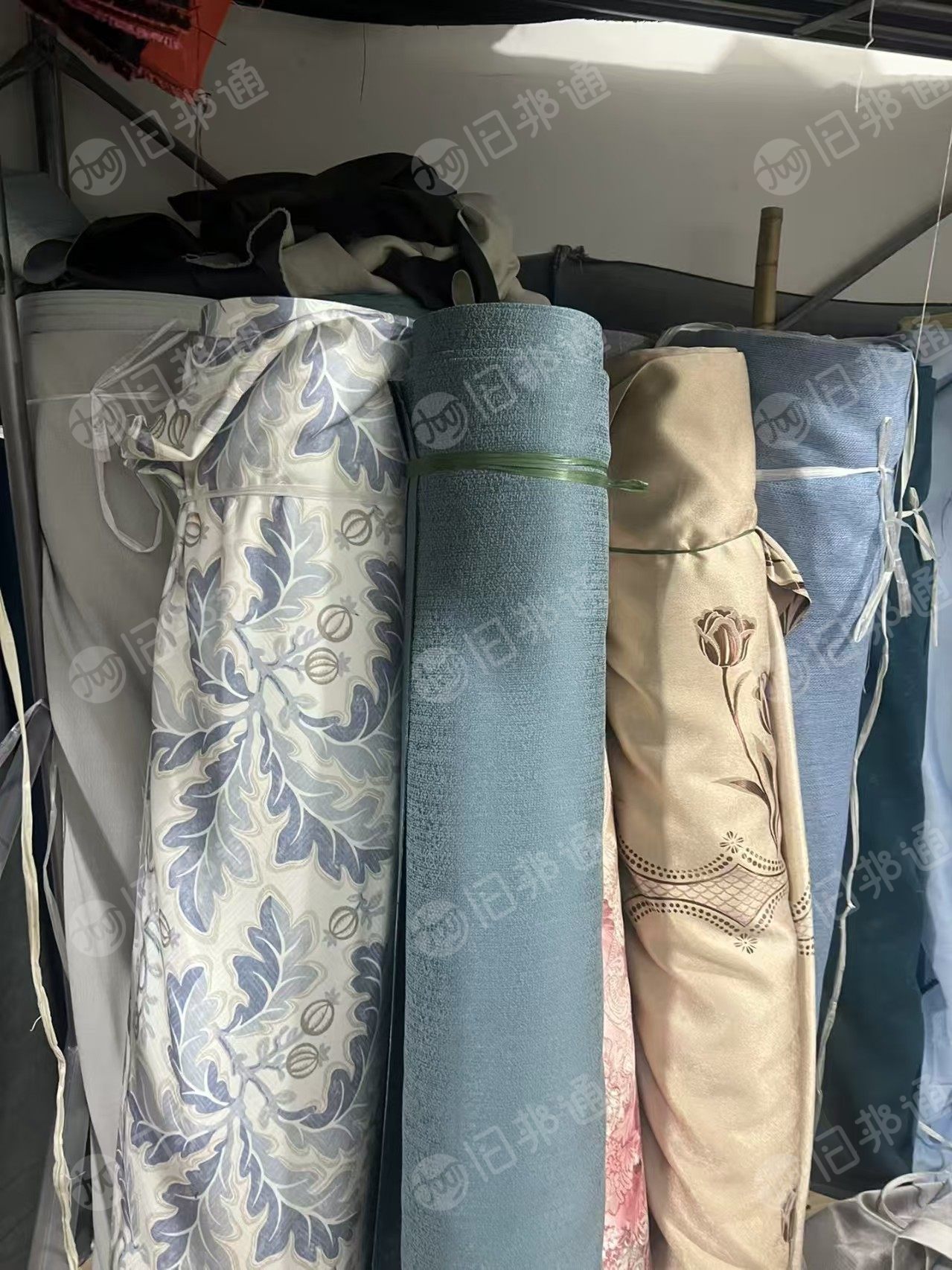 长期出售库存窗帘布,窗帘卷布,门幅2.8克重1200-1400都有,印花素色都有,货在河北石家庄