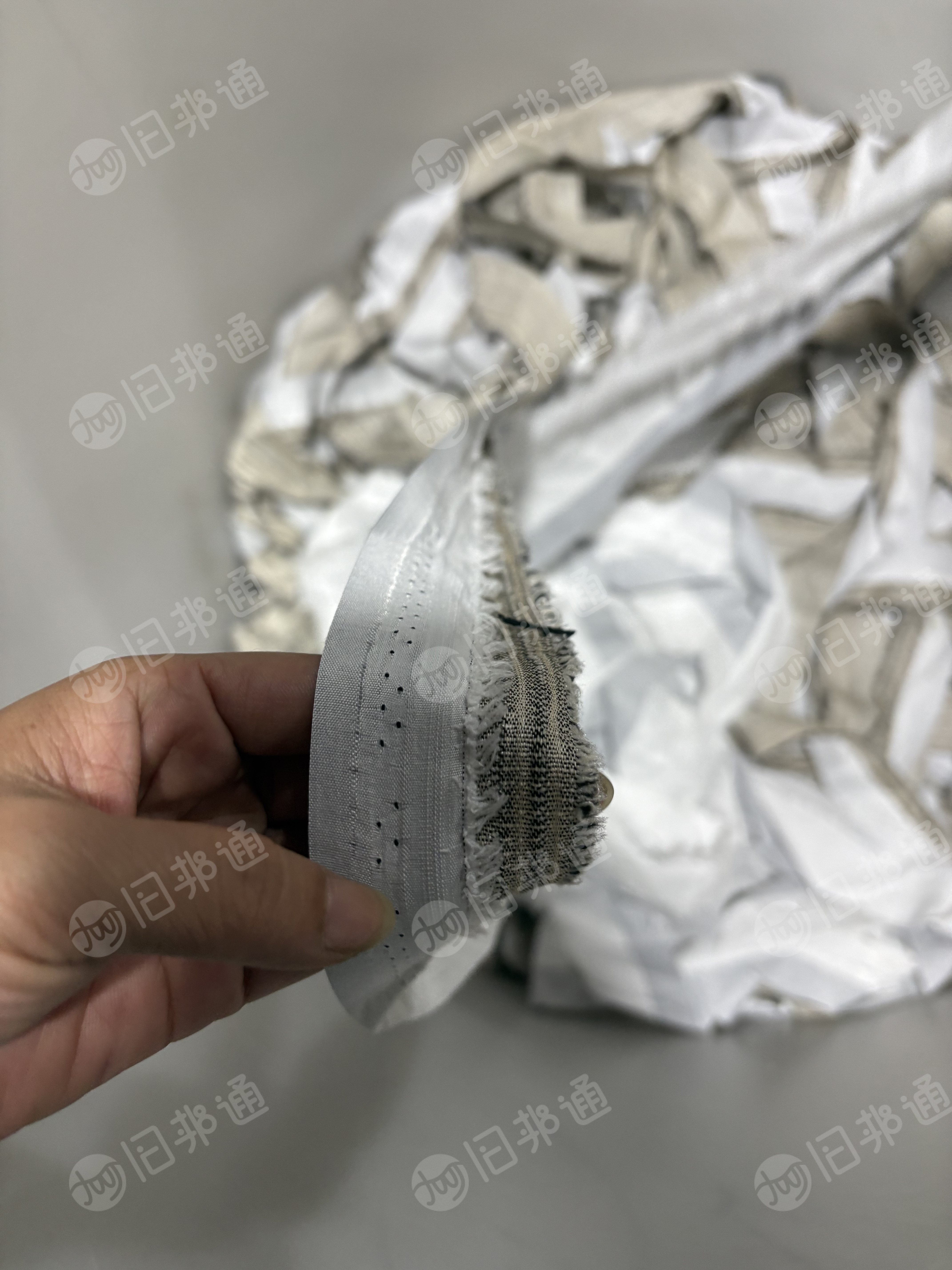 长期回收复合布条，复合捆瓦布条，捆瓦捆绑用，每个月需要100吨