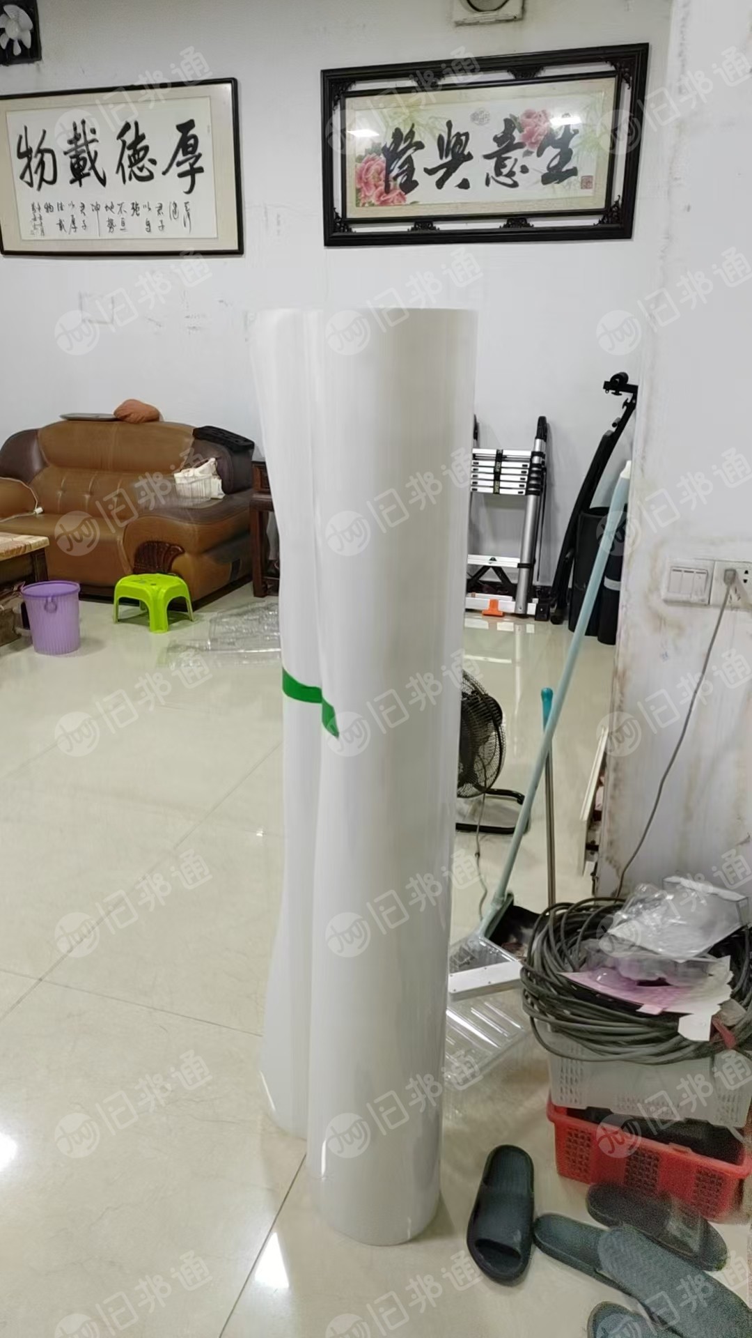 长期出售 两层PET复合TPU车衣膜筒底膜， 带胶的，在月供二十多吨