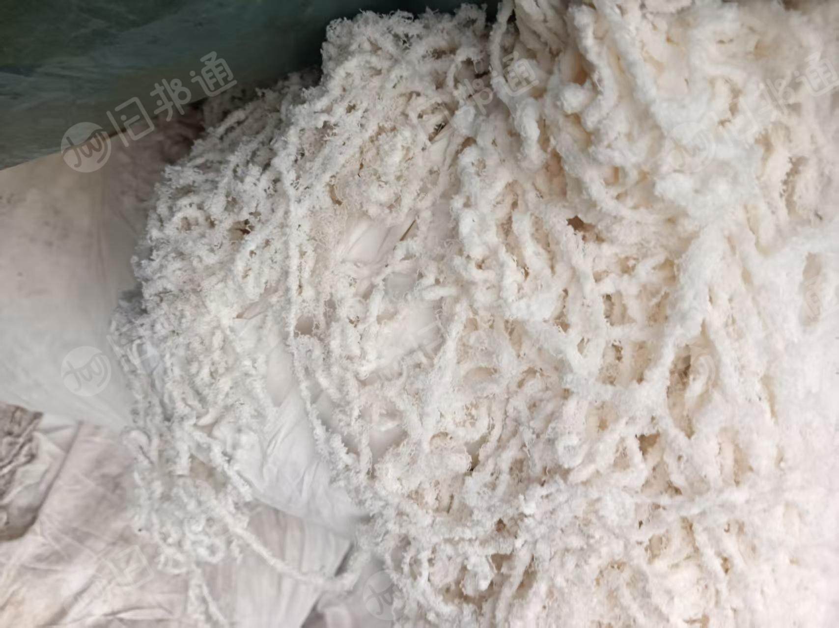 长期大量出售晒干的氨锦水丝，氨锦棉纱，水洗棉纱，可造粒，在江苏苏州。