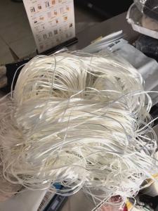 长期出售杂色芳纶水丝，芳纶废丝，芳纶1313，统货出，现货40吨，在山东烟台。