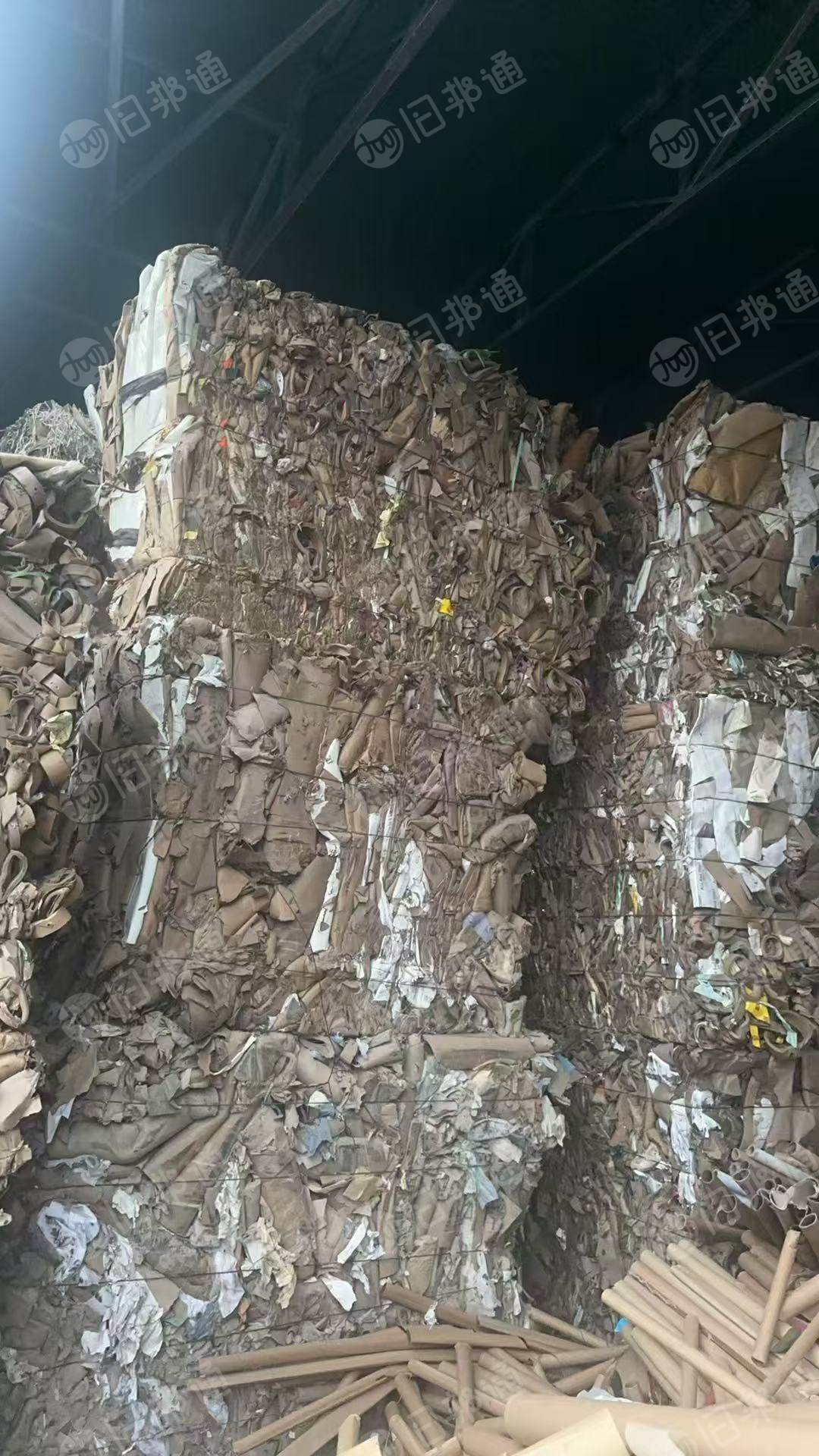 长期出售工业纸管边角料压块