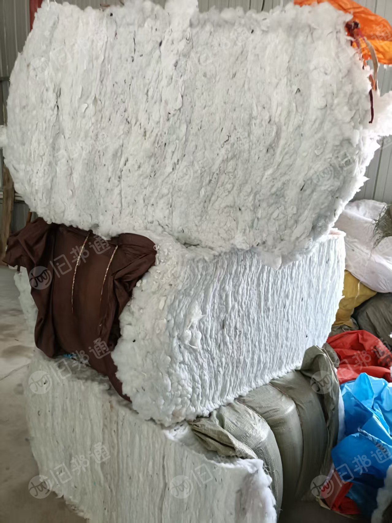 长期出售线头棉开好的丝棉，丝棉开松棉，现货9吨