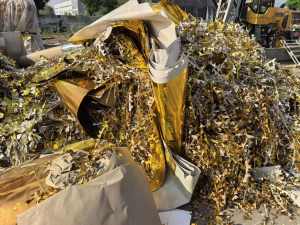 大量收购元宝纸，金条银条边角料