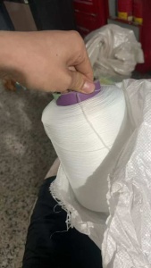 长期出售涤纶300D角边丝，现货够车