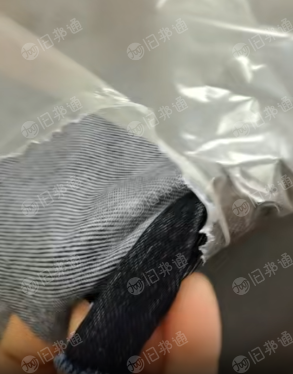 现货处理库存针织牛仔布料针织布,带弹力的,幅宽1米6左右,克重200多克,现货20多吨
