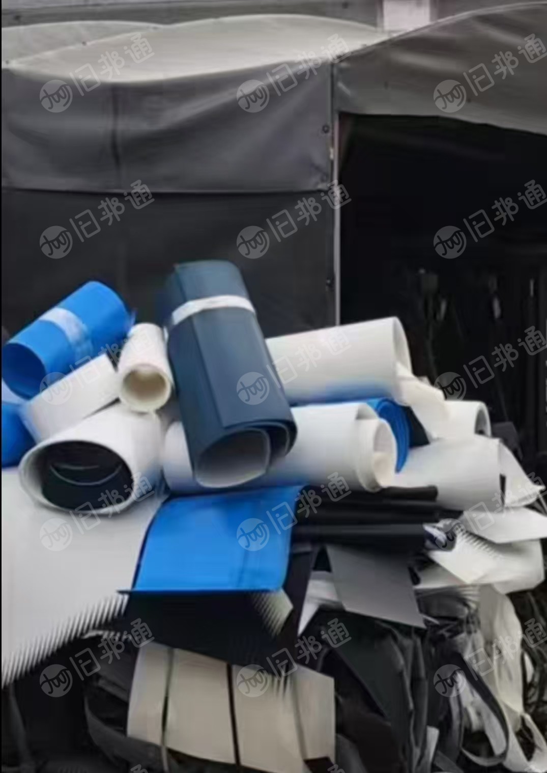 长期出售pvc输送带边角料，有线层，现货30吨，月供40-50吨