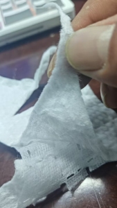 长期出售做扫地机器人下来的涤黏无纺布，无纺布边角料