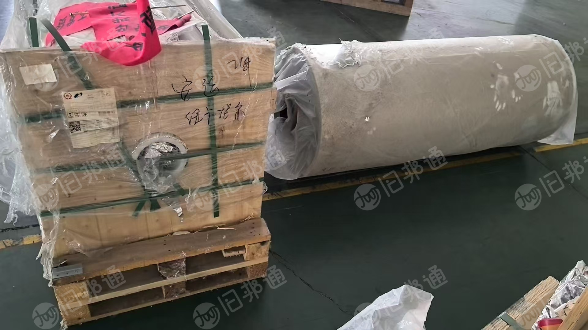 处理由于运输问题箱子挤压破损，PET光电膜1.4吨