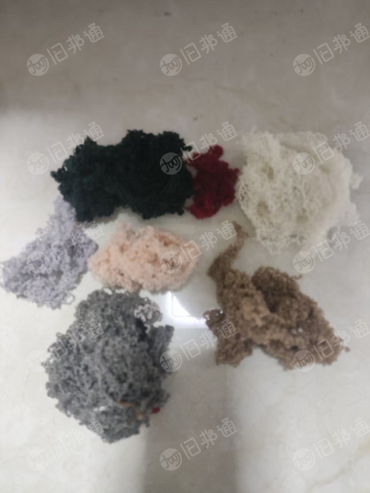 出售纯羊绒回丝，羊绒下脚料，白色有单独分开，其他杂色，货在河北保定