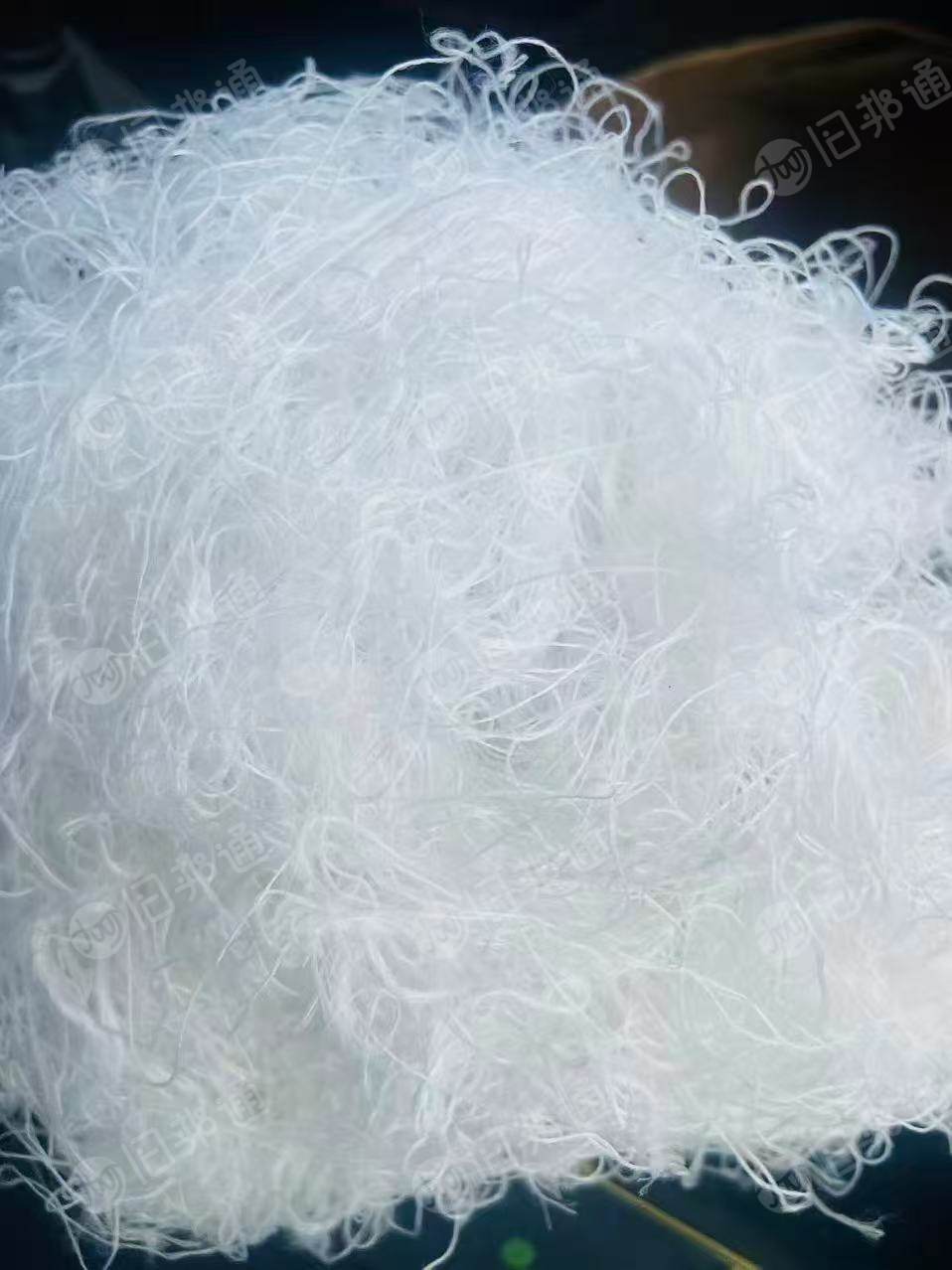 长期出售织布厂下来的涤纶废丝，涤纶干丝，货在广东江门