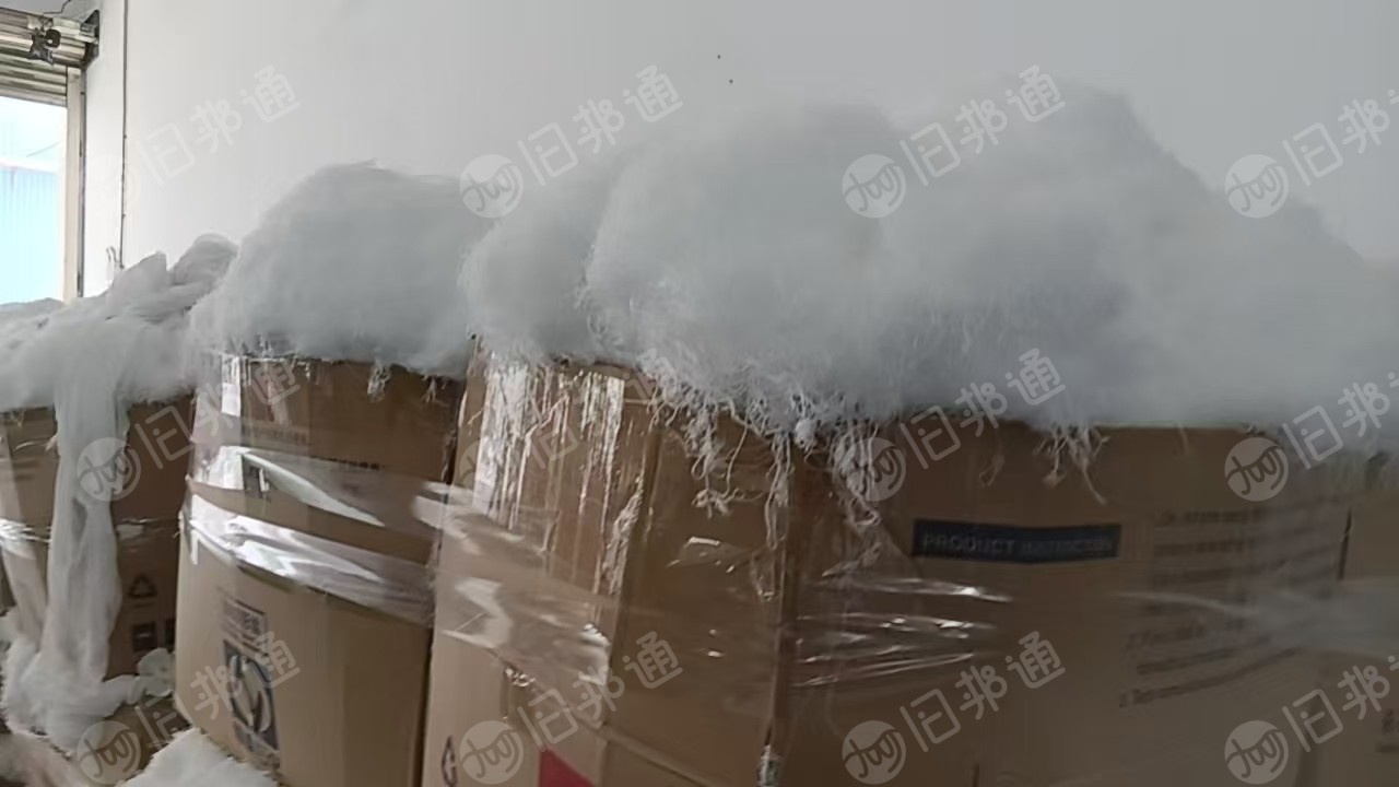 长期出售织布厂下来的涤纶废丝，涤纶干丝，货在广东江门