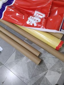 长期出售广告材料下来的纸管，长度1.2m和3.2m两种