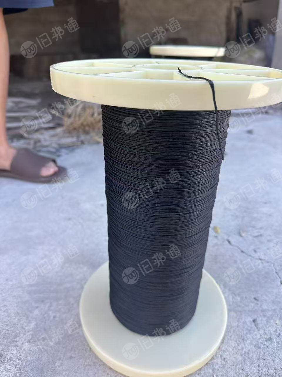 出售浸胶玻纤黑线绳，处理线，现货有20吨，货在河北保定