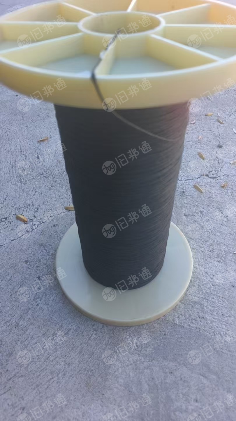 出售浸胶玻纤黑线绳，处理线，现货有20吨，货在河北保定