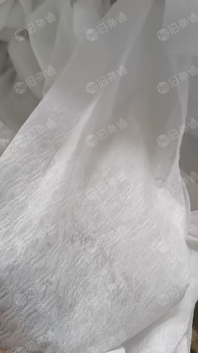 长期出售热风棉无纺布,热风棉边角料,现货14吨,在湖北荆州